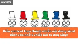 Biến content flop thành nhiều nội dung viral đỉnh cao nhờ 6 chiếc mũ tư duy này