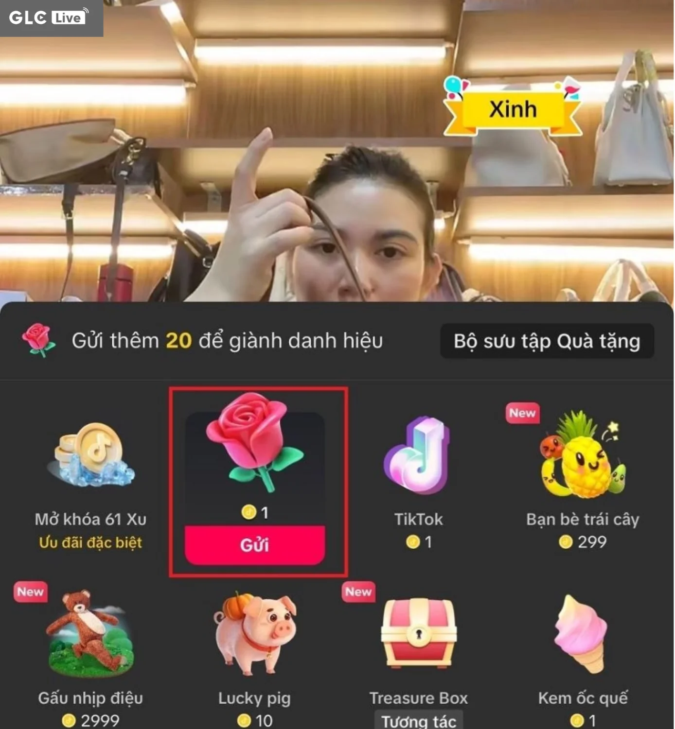 1 bông hồng TikTok bao nhiêu tiền lưu ý
