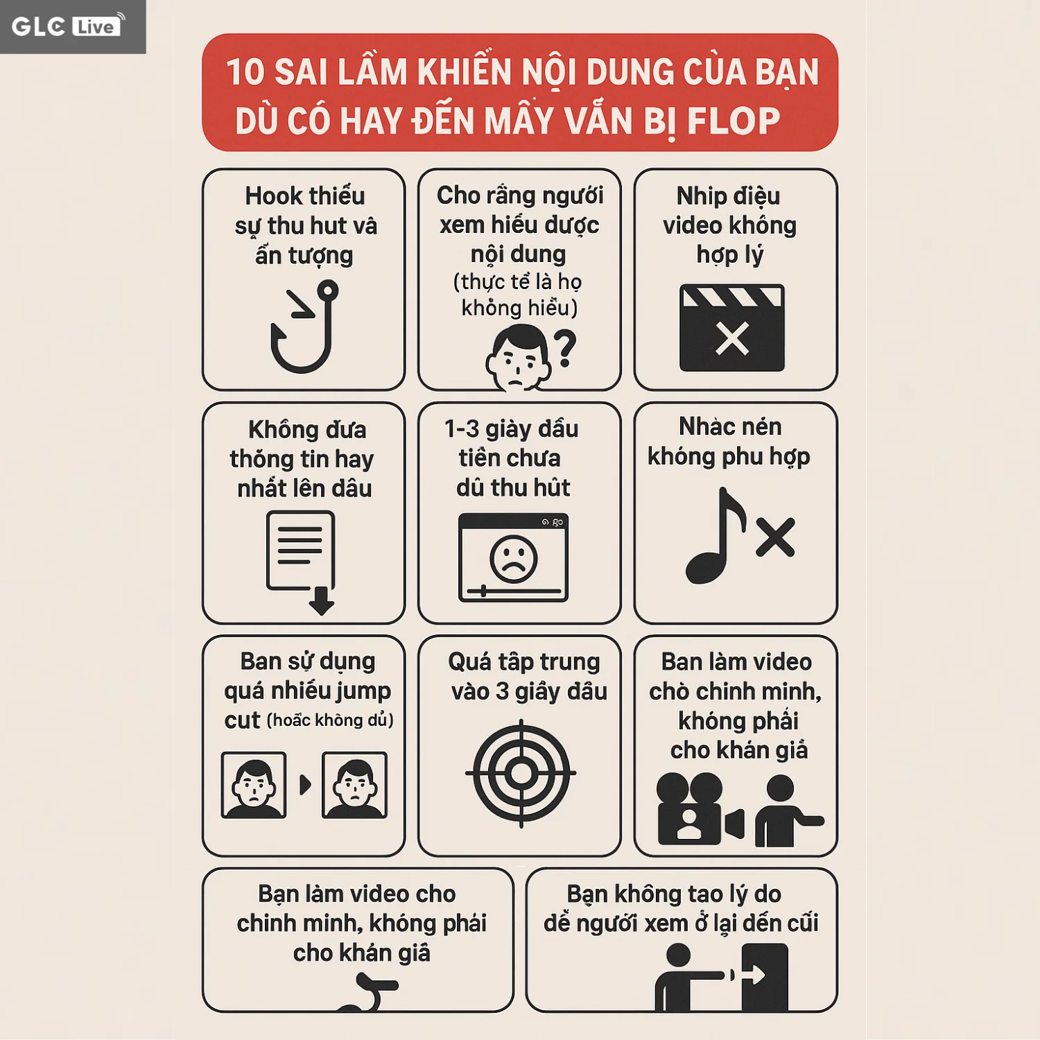 10 sai lầm phổ biến