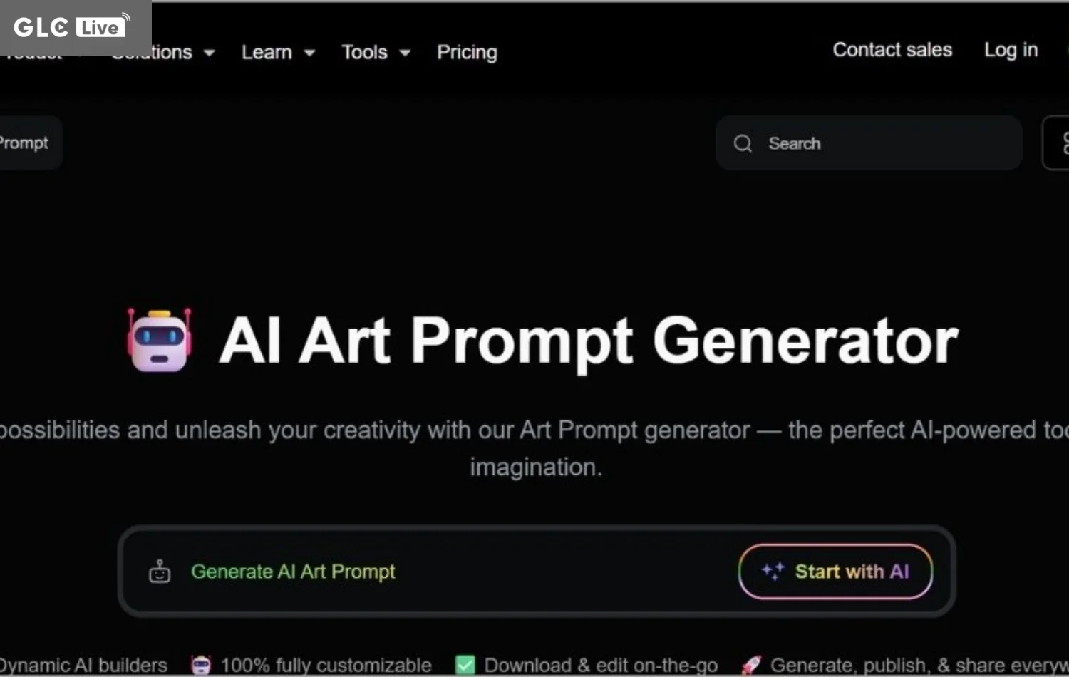 AI tạo Prompt chuyên sâu AI Art Prompt Generator