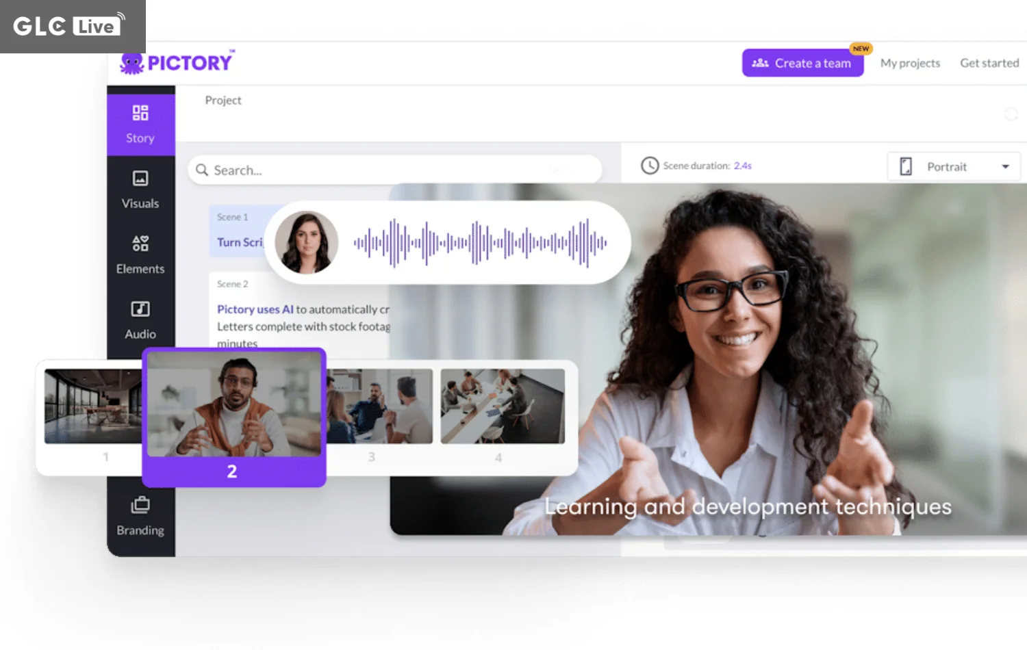 AI tạo video Pictory.ai