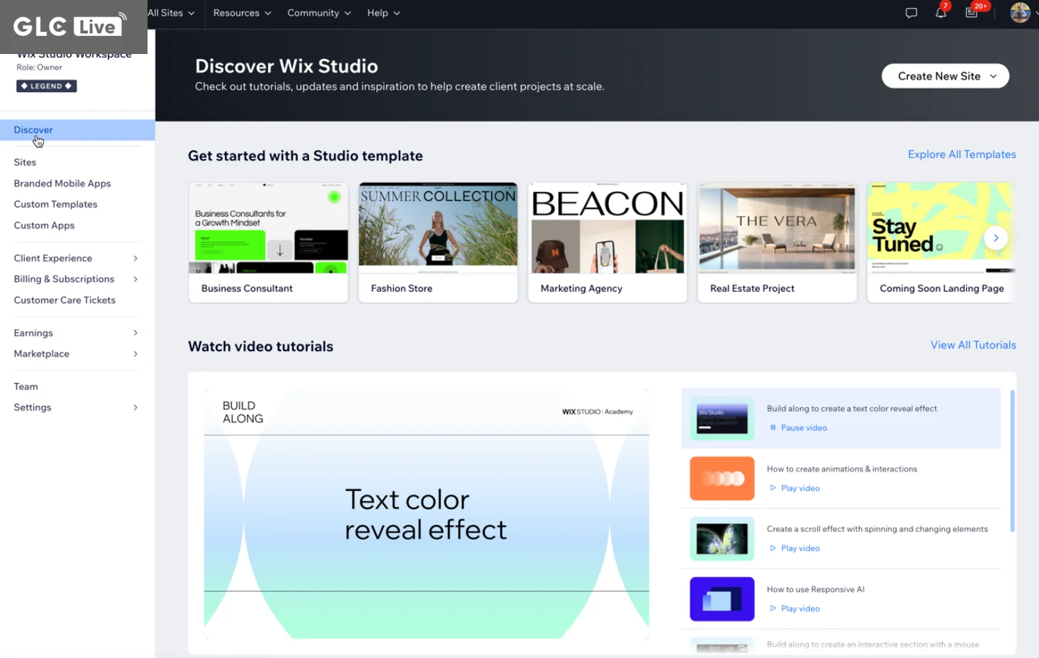 AI tạo website wix