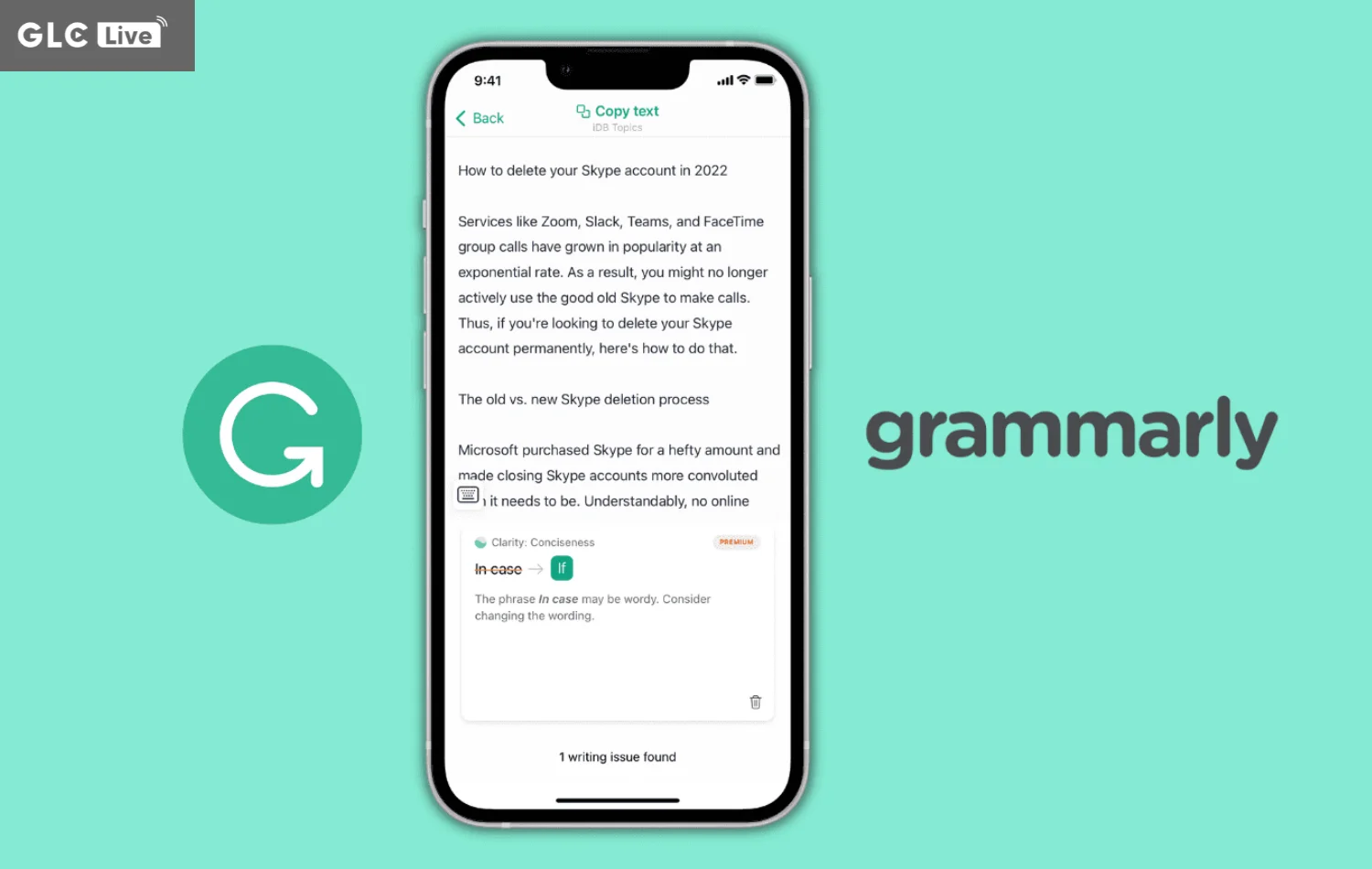 AI viết kịch bản grammarly