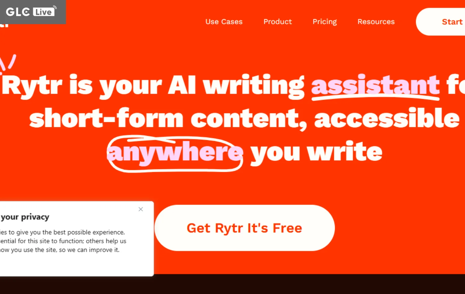AI viết văn Rytr.me