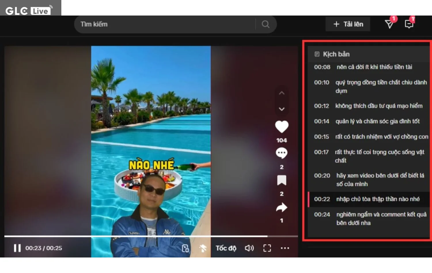 cách bật phụ đề trên TikTok chọc mục kịch bản