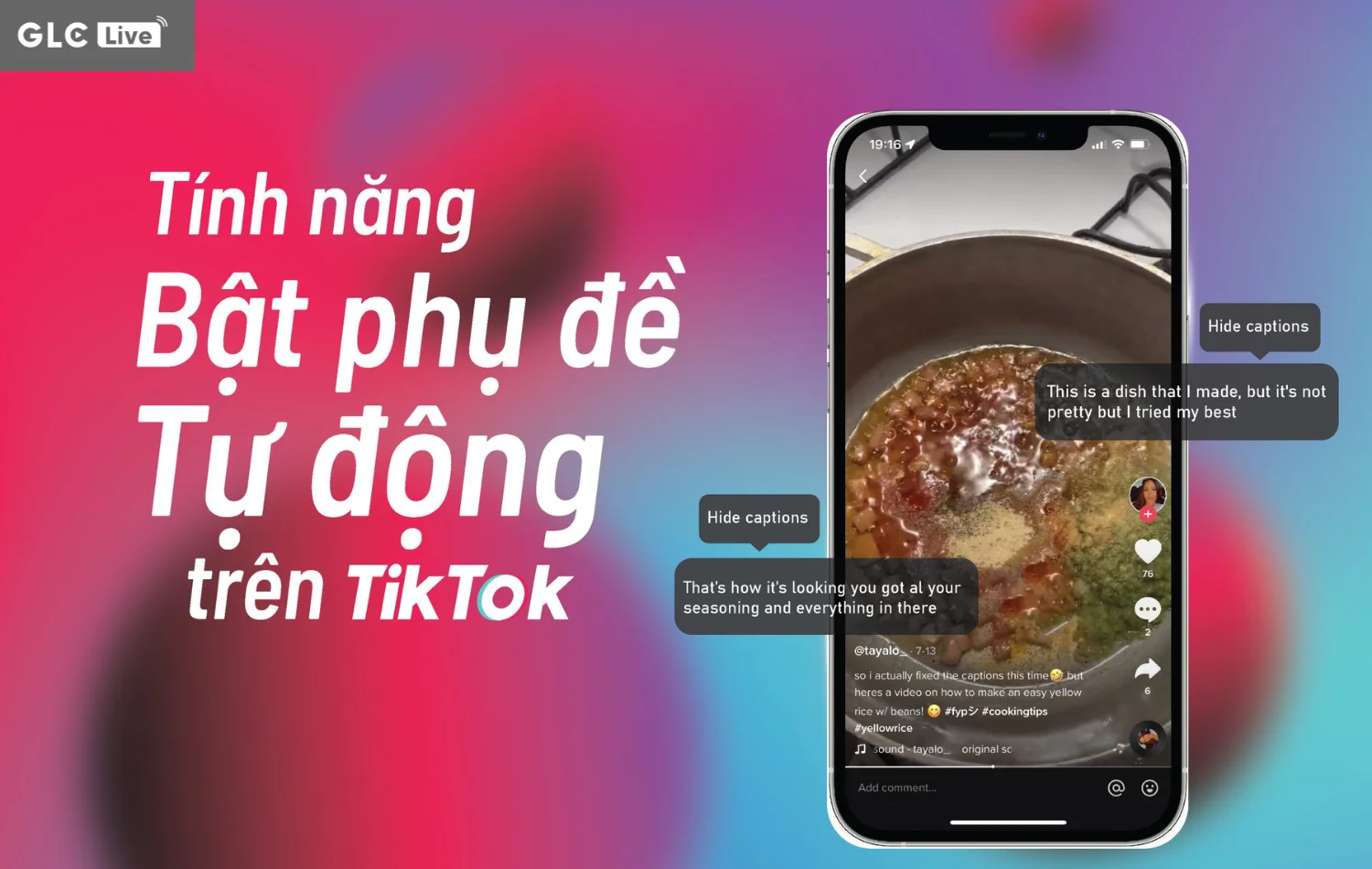 cách bật phụ đề trên TikTok giới thiệu