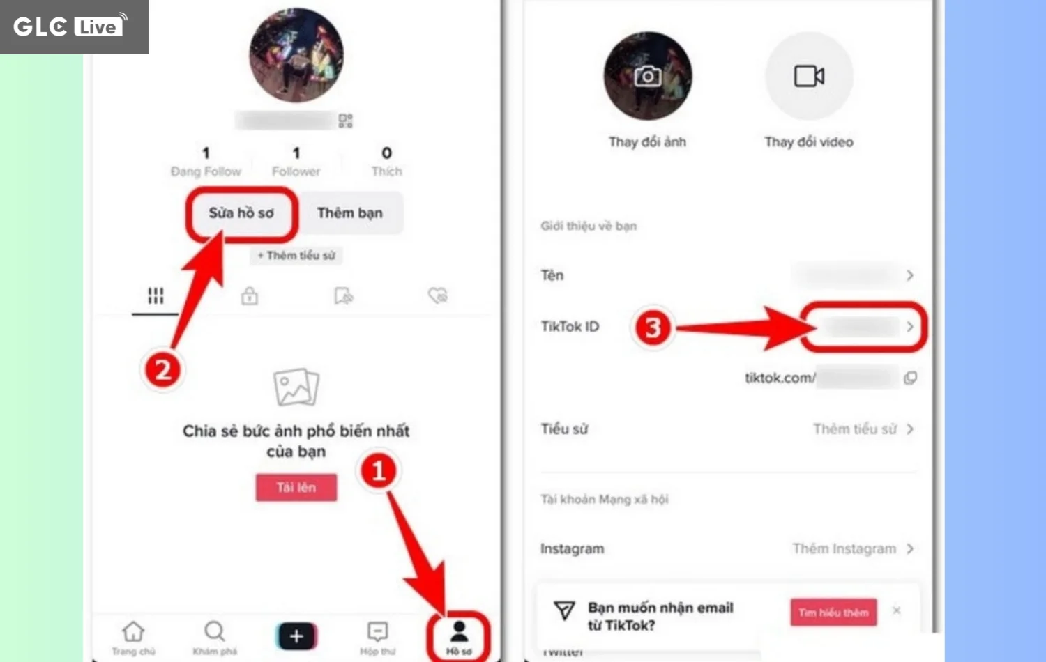 cách đổi ID TikTok chưa đủ 30 ngày sửa id tiktok