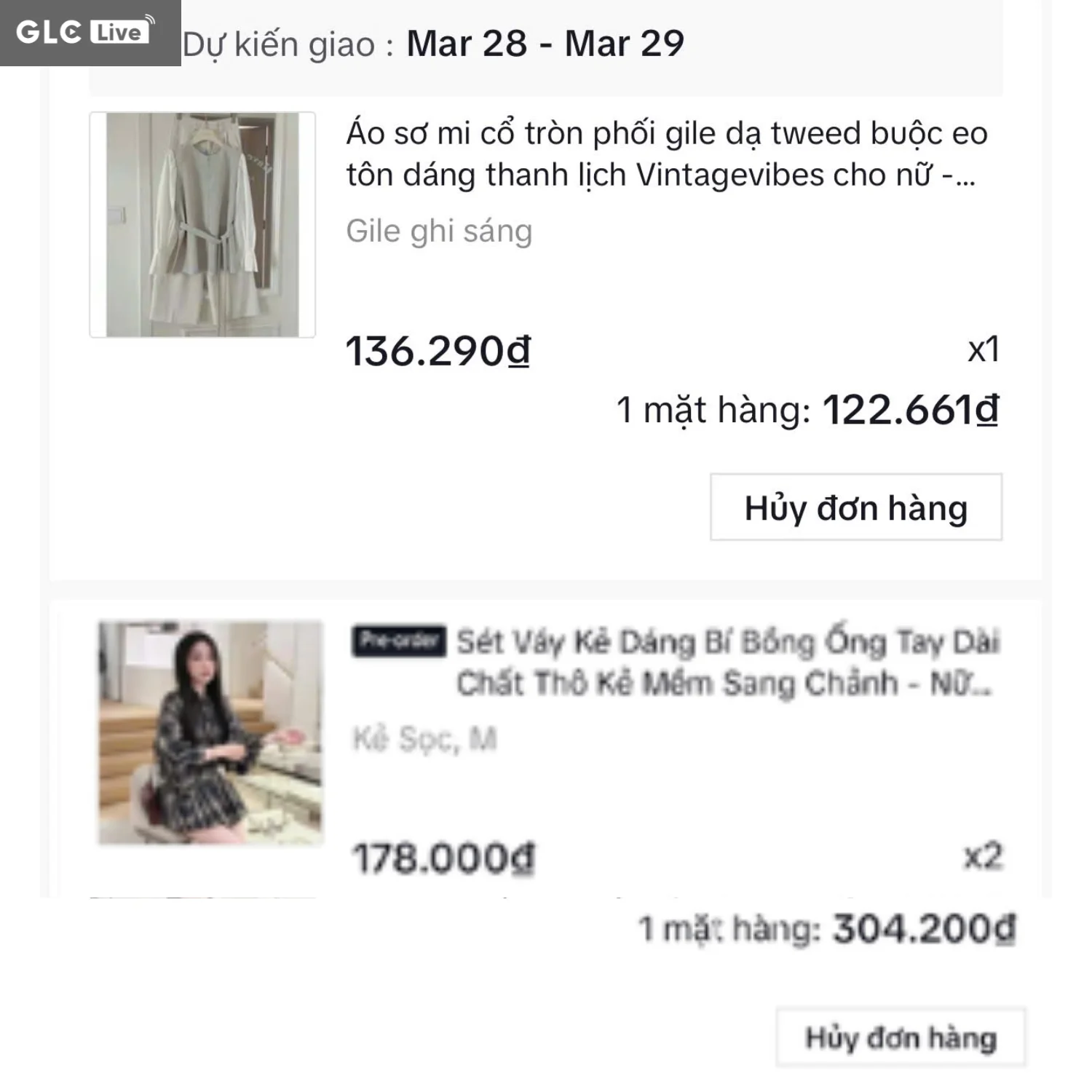 Cách hủy đơn hàng trên TikTok các câu hỏi thường gặp