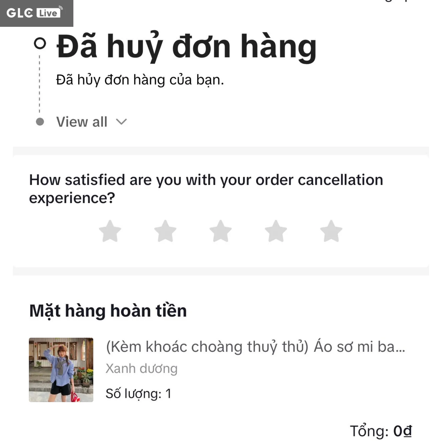 Cách hủy đơn hàng trên TikTok và xác nhận hủy đơn