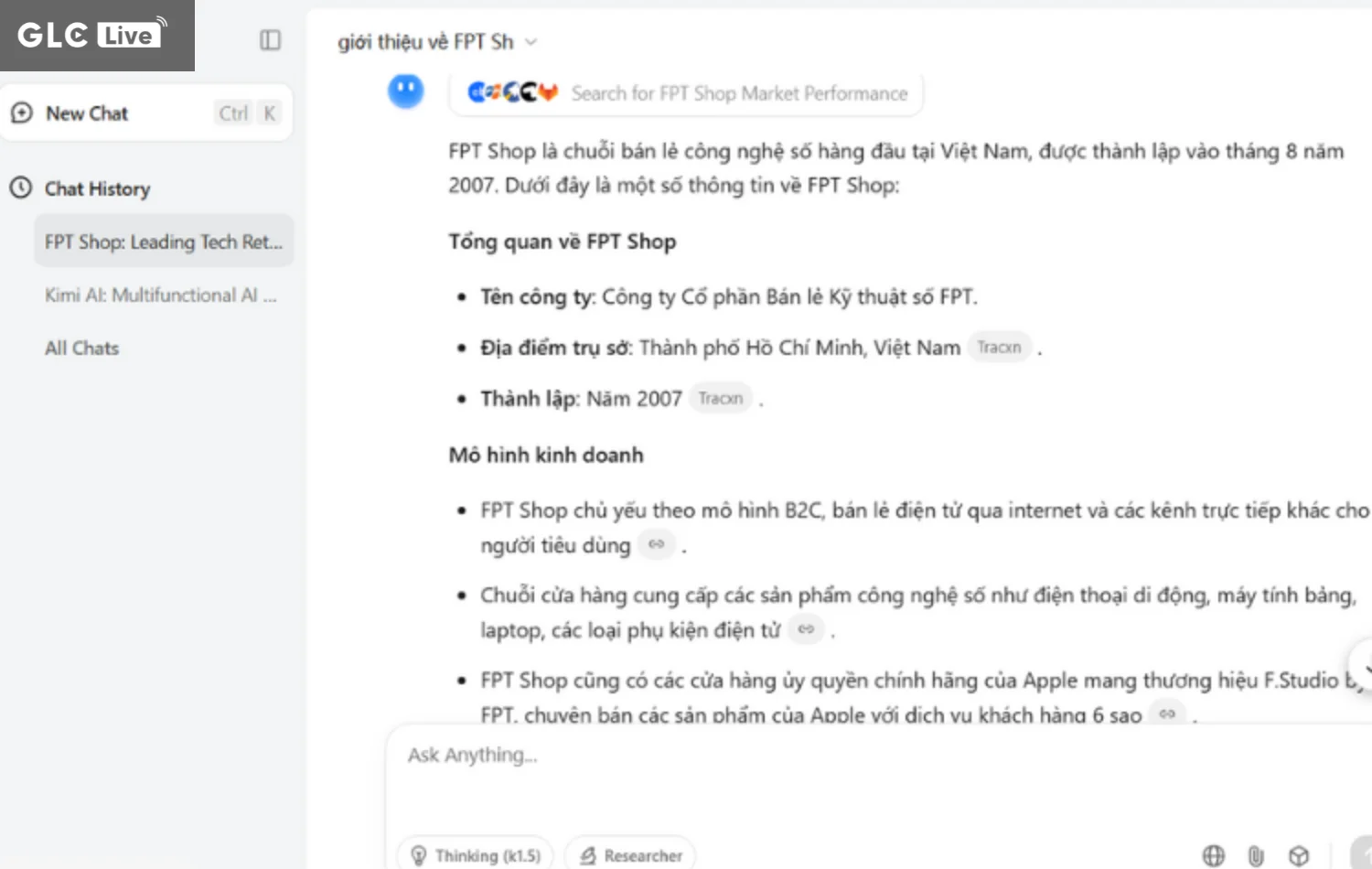 cách sử dụng Kimi AI nhập mô tả và chờ kết quả