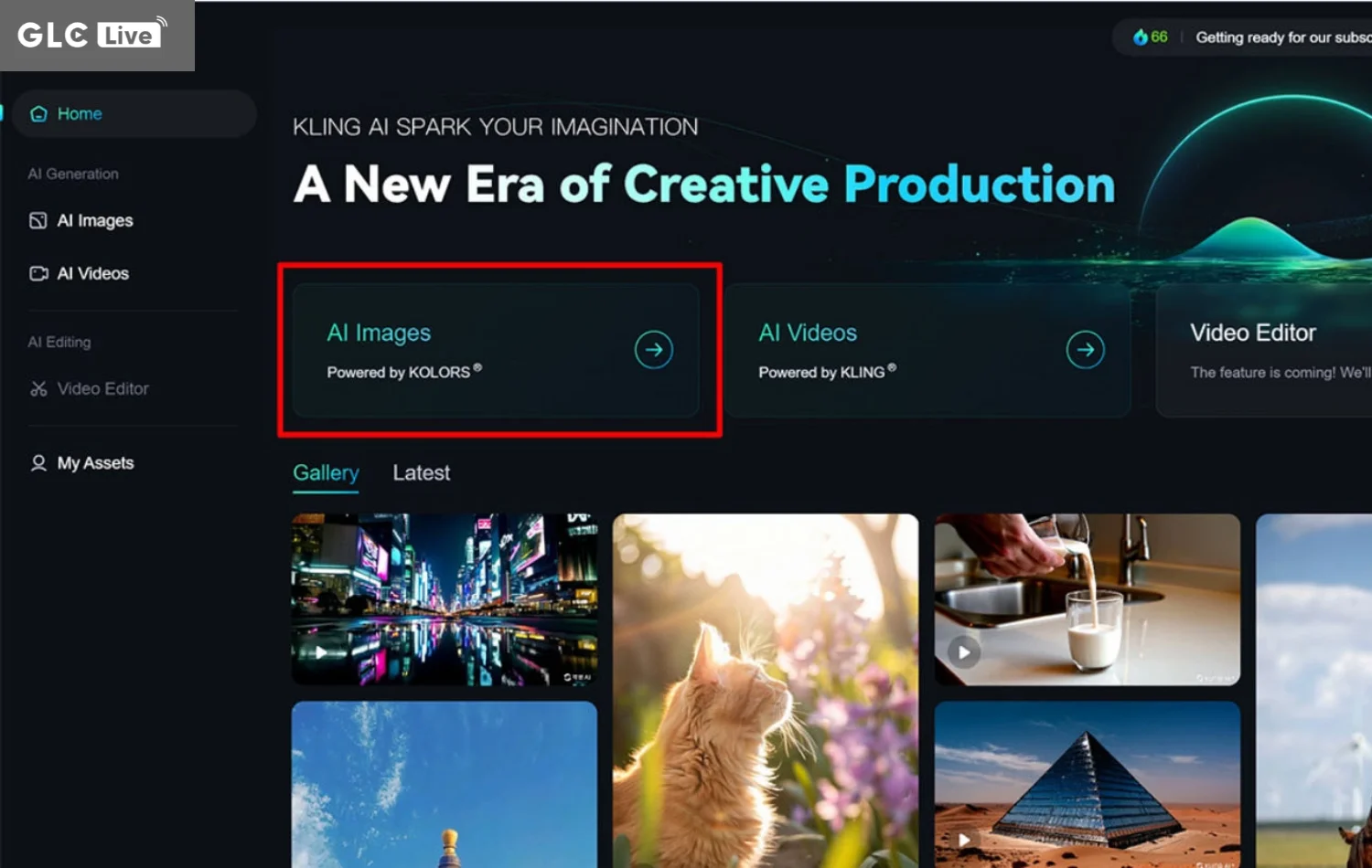 cách sử dụng Kling AI chọn AI Images