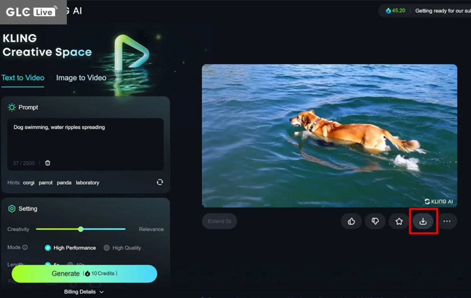 cách sử dụng Kling AI tải video