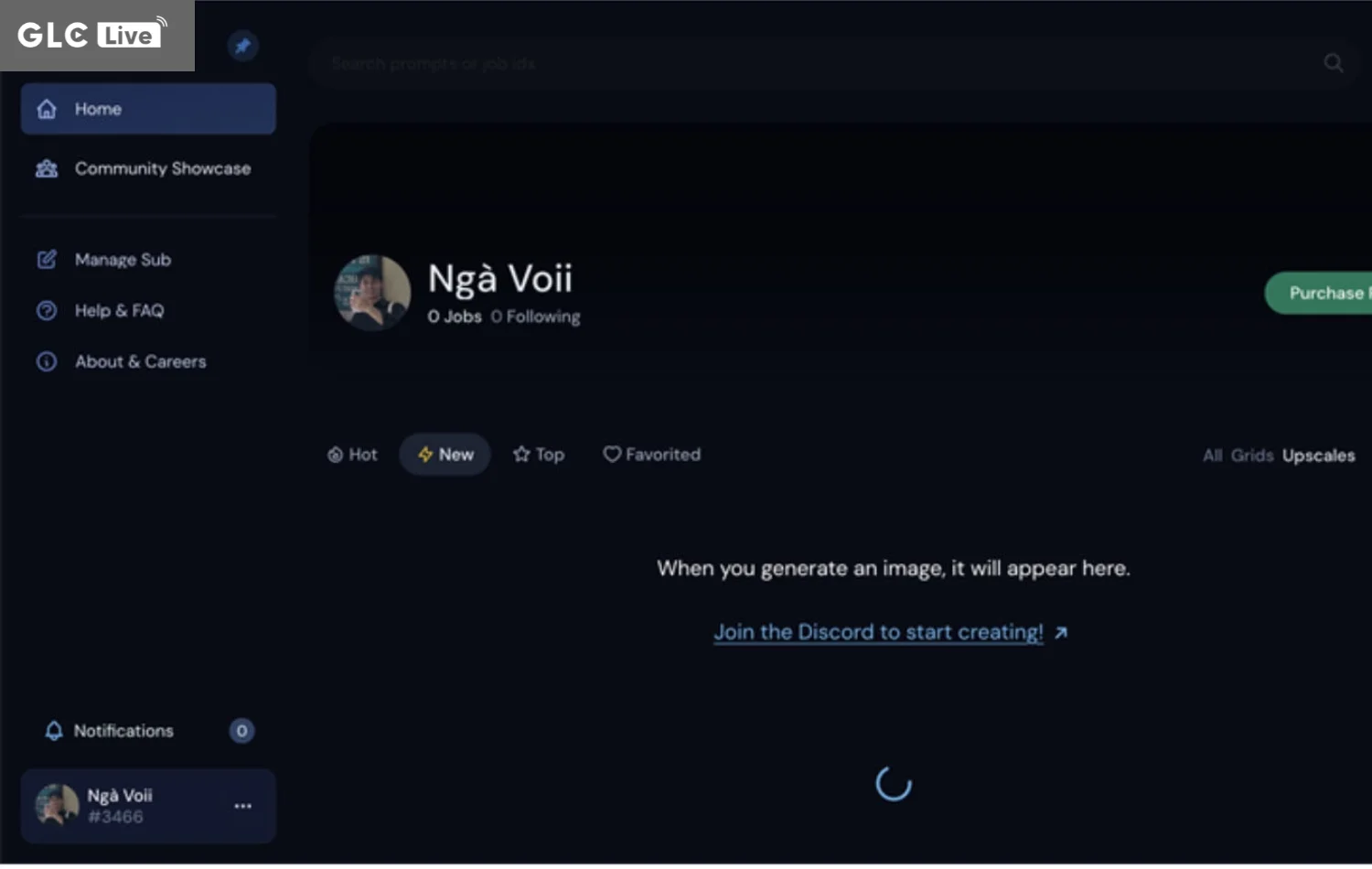 cách sử dụng Midjourney AI chọn Join the Discord to start creating