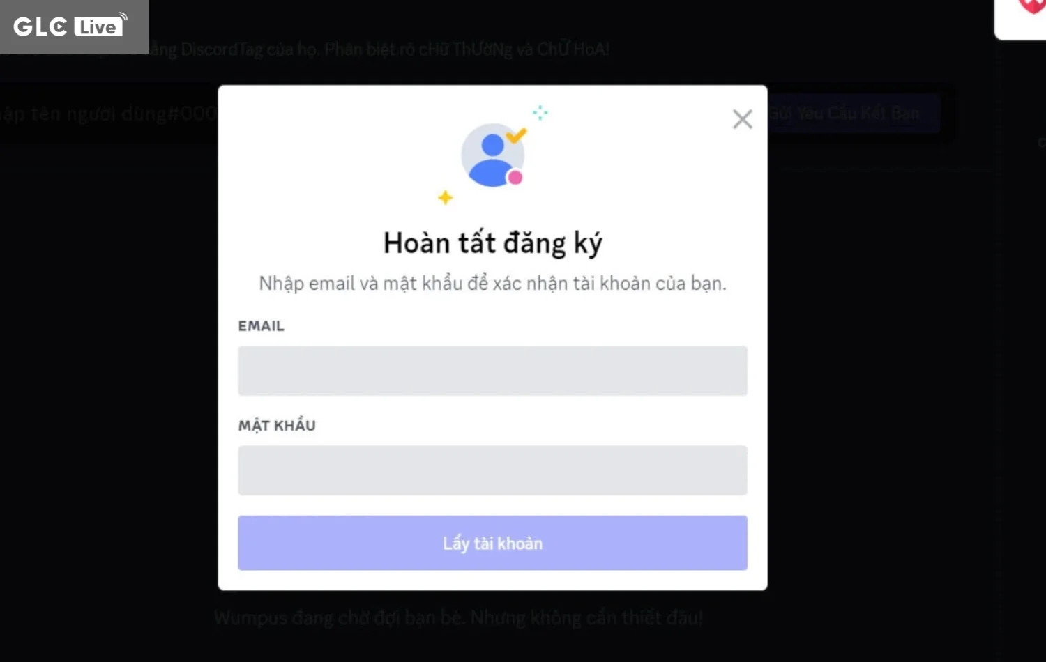cách sử dụng Midjourney AI nhập thông tin email