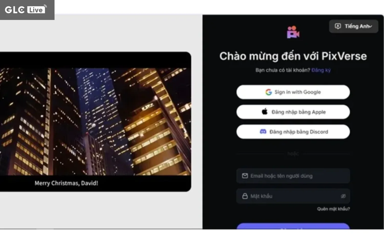 cách sử dụng Pixverse AI đăng kí tài khoản