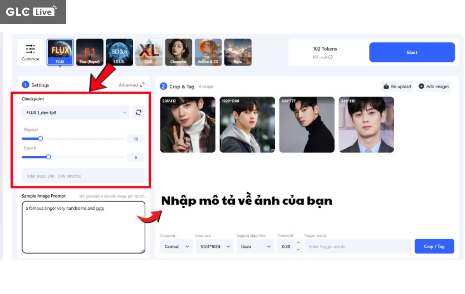 cách sử dụng Shakker AI tải ảnh