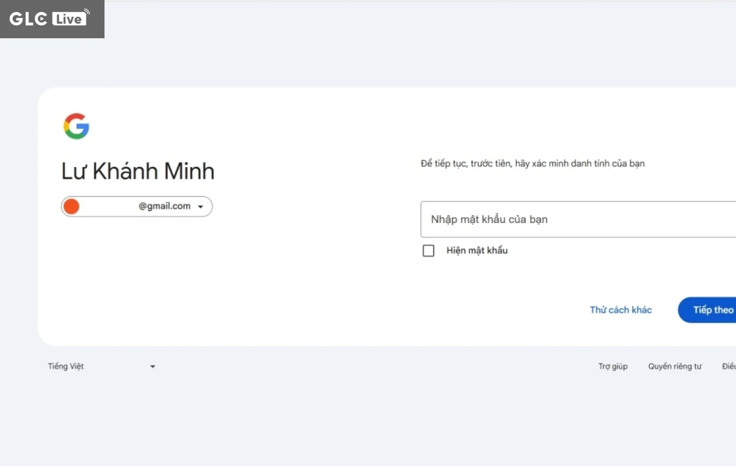 cách sử dụng Vizard AI xác minh tài khoản