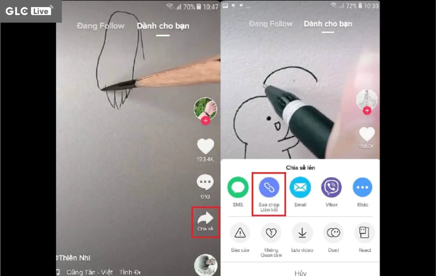 Chia sẻ lại bài viết trên tin
