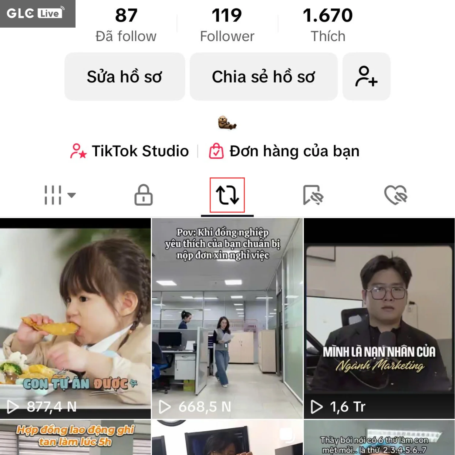 Đăng lại trên TikTok là gì video đăng lại có hiện trên trang cá nhân không