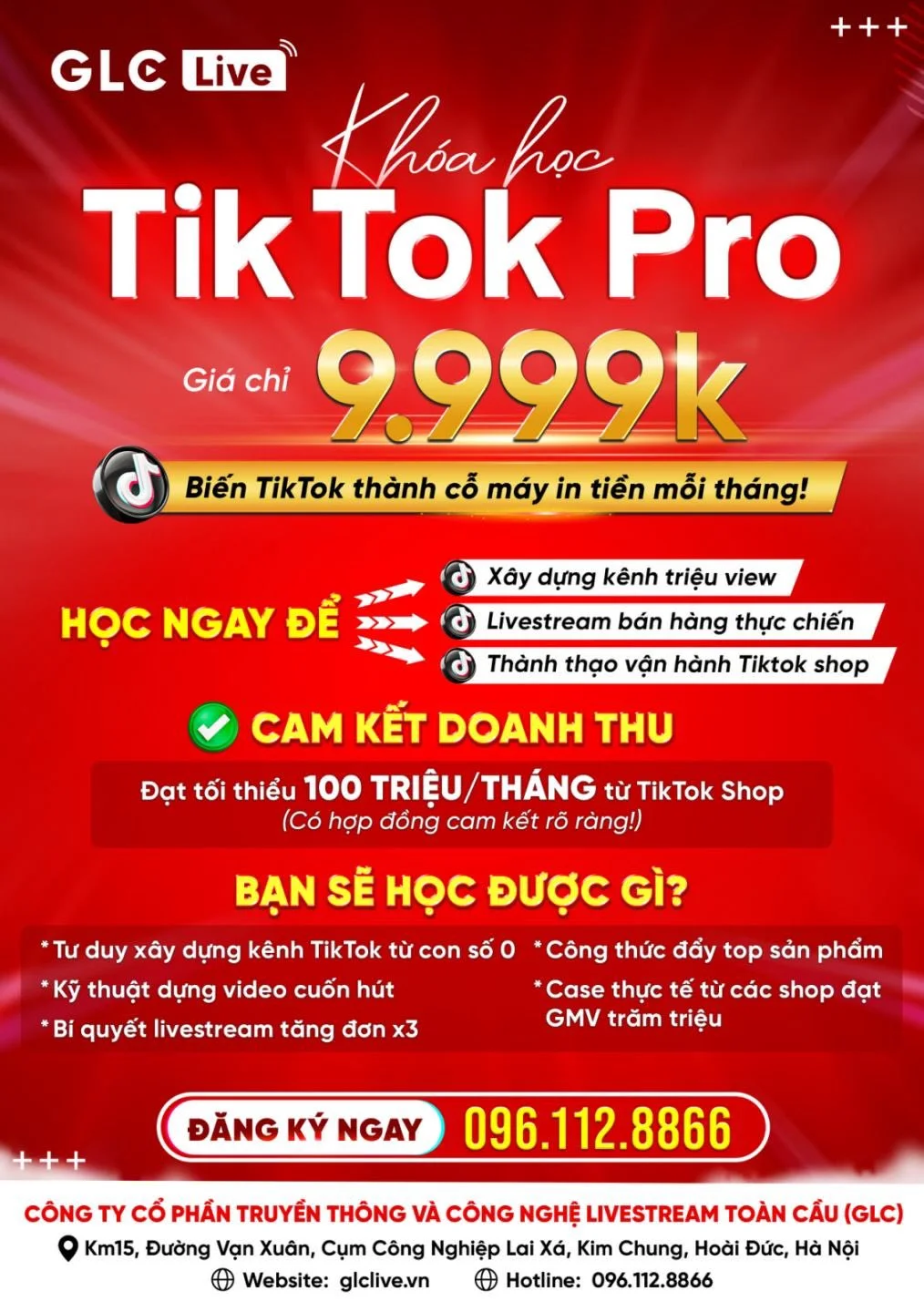 Khóa học TikTok 10 triệu