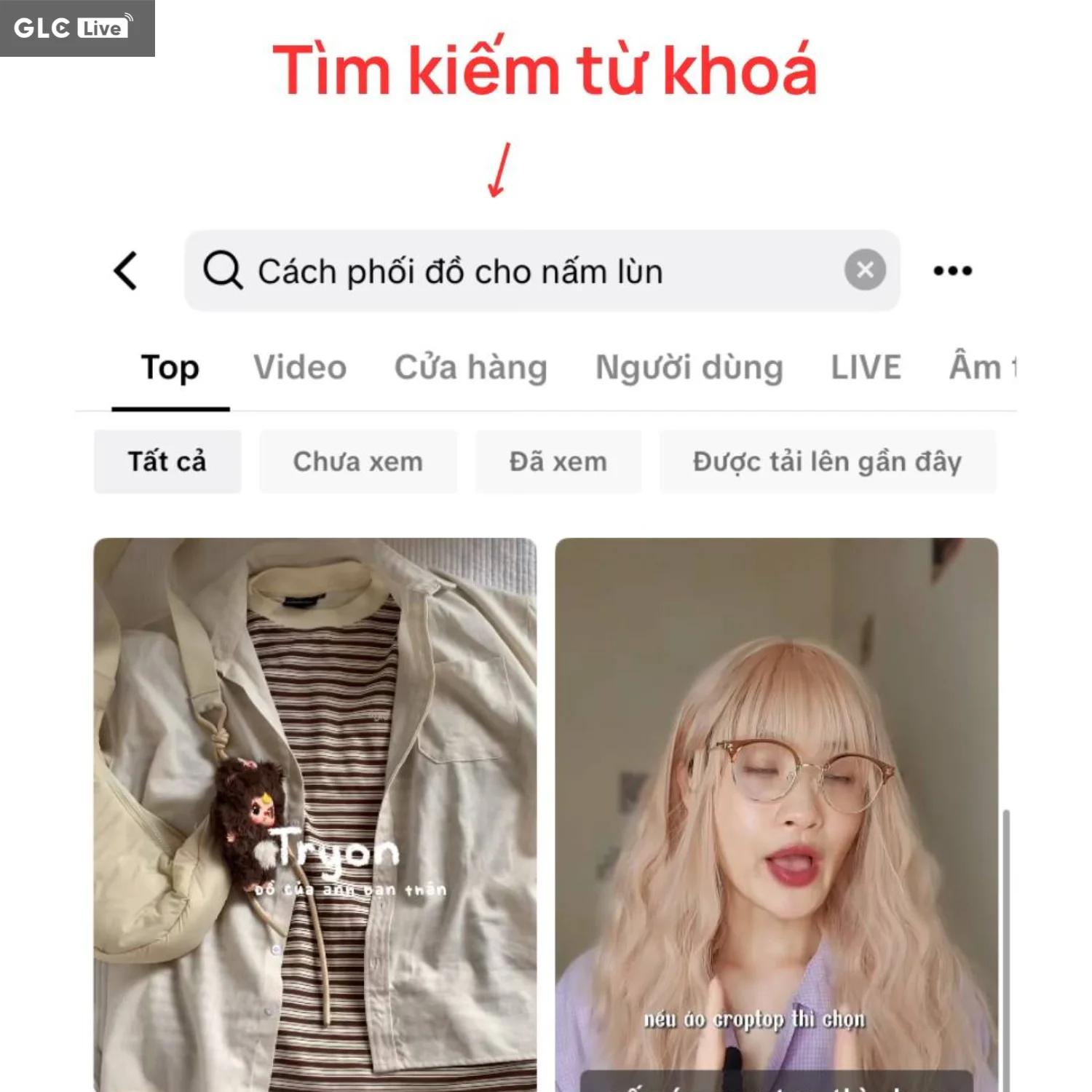 Tìm kiếm hashtag và từ khóa liên quan đến lĩnh vực kinh doanh